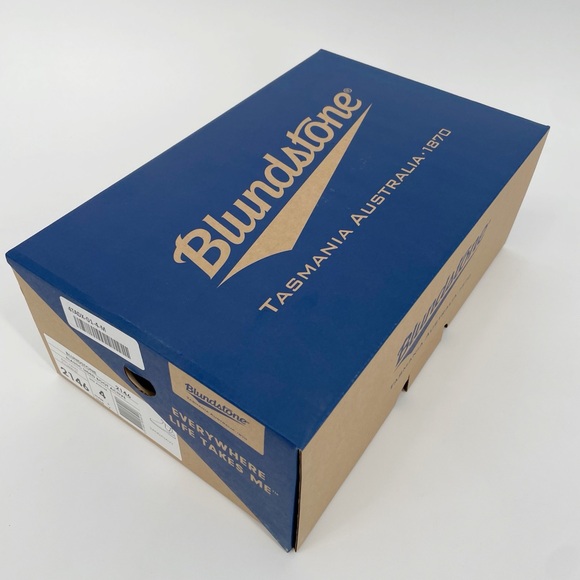 Blundstone Tan Sand Suede Navy Active Sneaker Chelsea Boot Men 5 Women 7 - Picture 5 of 8